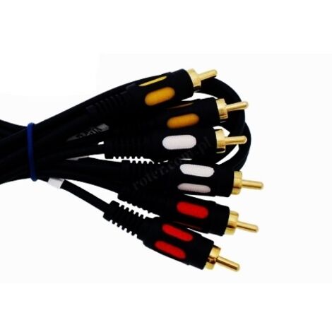 Cable RCA 3XRCA 3X 0.5M VITALCO
