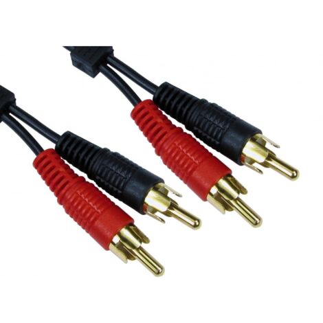 Câble RCA RCAx2 vers RCAx2, Long. 1.2m ( Prix pour 1 )