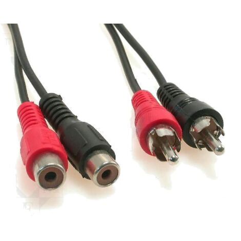 Cable RCAx2 Males et Femelles 1.5m