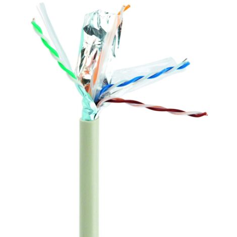 CABLE RED CAT6 FTP GEMBIRD PREMIUM CCA SOLIDO ECA 100 M