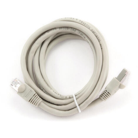 Cable red gembird ftp cat6 cobre libre alogeno 2m gris
