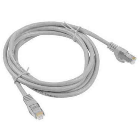 CABLE RED LANBERG LATIGUILLO CAT.6 FTP 2M GRIS FLUKE  PASSED