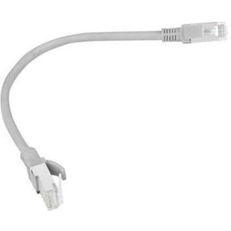 CABLE RED LANBERG LATIGUILLO CAT.6 UTP 5M GRIS FLUKE  PASSED
