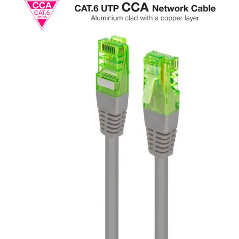 CABLE RED LATIGUILLO CAT.6 UTP AWG26 CCA, 30 M