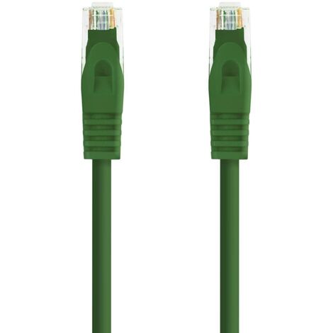 CABLE RED LATIGUILLO RJ45 LSZH CAT.6A UTP AWG24 VERDE 1M NANOCABLE 10.20.1801-GR
