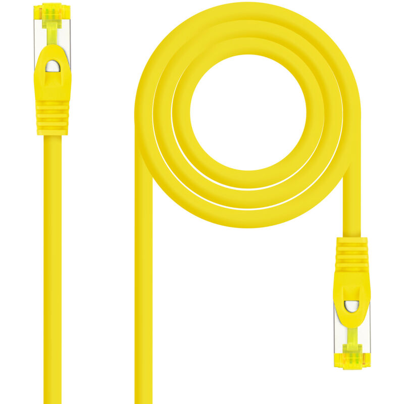 

Latiguillo RJ45 Cat6a S/FTP CU LSZH 0,5m AMARILLO