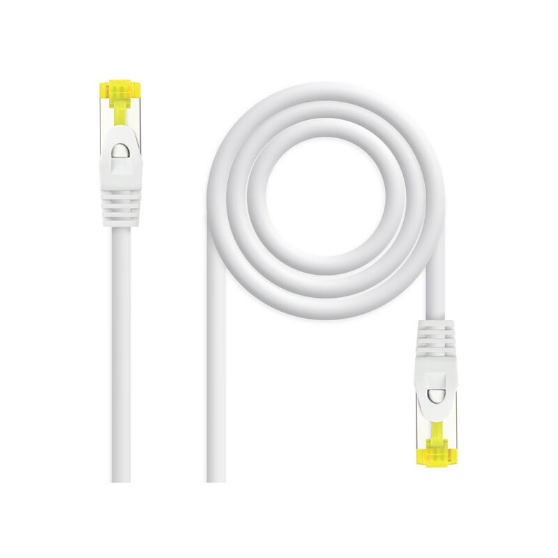 

Nanocable - Latiguillo RJ45 Cat6a S/FTP CU LSZH 0,5m BLANCO