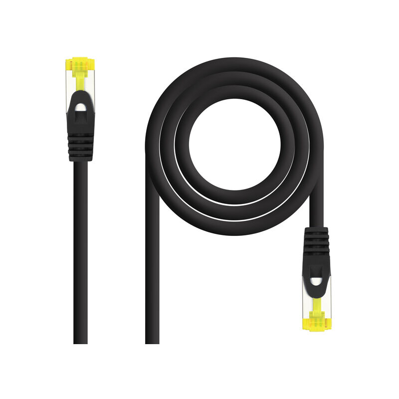 

Cable Red Latiguillo RJ45 SFTP Cat6a LSZH CU AWG26 3m NEGRO