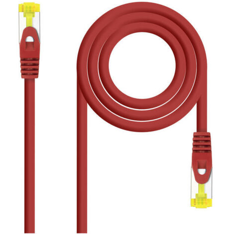 Cable Red Latiguillo RJ45 SFTP Cat6a LSZH CU AWG26 3m ROJO