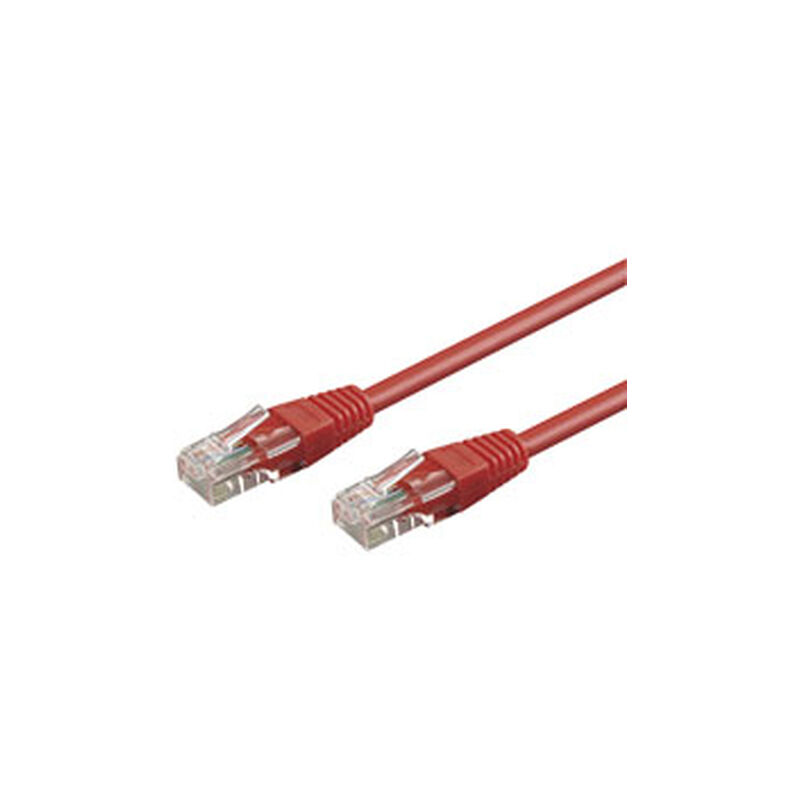 

Latiguillo RJ45 Cat6 UTP CCA 0,25m ROJO