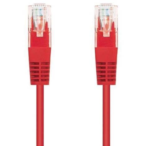 Cable Red Latiguillo RJ45 UTP Cat6 AWG24 CU OFC ROJO 3m