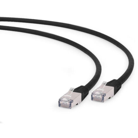 Cable Red S-Ftp Gembird  Cat 6A Lszh Negro 1 M