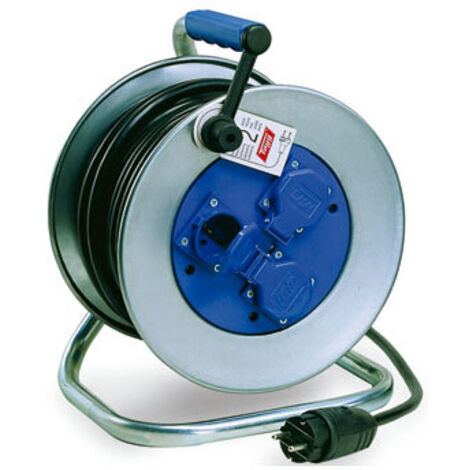 CABLE REEL 3T METALIC 3G2,5 250V-16A IP55 - 25 M