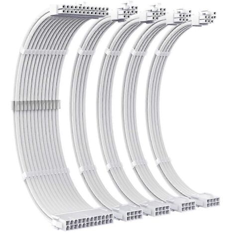 Câble répartiteur 24 broches ATX 24 broches, double PCIe 6+2 broches, double EPS 4+4 broches