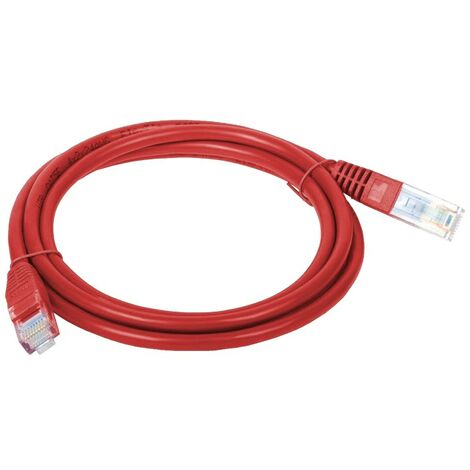 Câble réseau Alantec KKU5CZE1 Rouge 1 m Cat5e U/UTP (UTP)