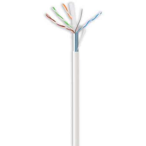Câble réseau blindé F/UTP Cat. 6 4 paires LSZH 305m