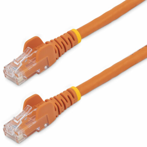 CABLE RESEAU CAT6 GIGABIT UTP SANS CROCHET DE 3M - ORANGE