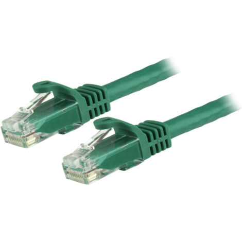 CABLE RESEAU CAT6 GIGABIT UTP  SANS CROCHET DE 7M - VERT