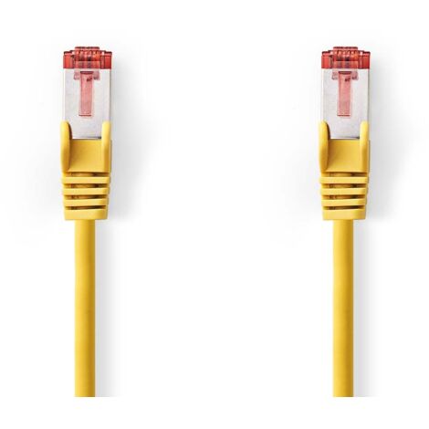Câble réseau CAT6 RJ45 Male RJ45 Male S/FTP 15.0 m Rond LSZH Gris Label
