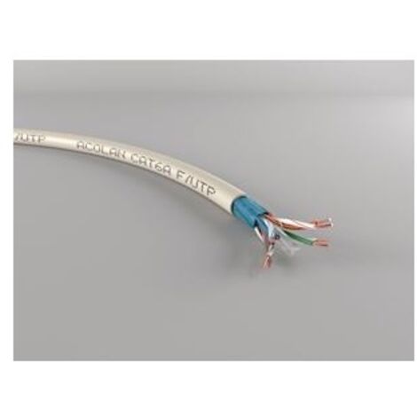 cable réseau - catégorie 6a - utp - lsoh-fr - 4 paires - couronne de 300 mètres - ivoire - dca - acome r7291ab300