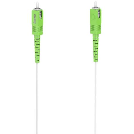 CÂBLE RÉSEAU FIBRE OPTIQUE, FICHE SC/APC - FICHE SC/APC, 10 GBIT/S, 6M HAMA