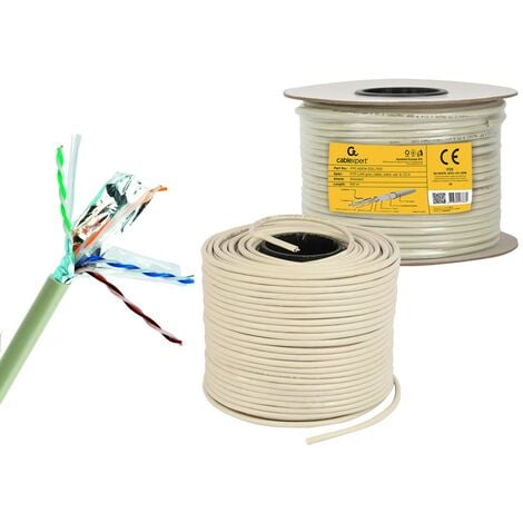 Câble réseau Gembird CAT6 FTP 100m Gris F/UTP (FTP)