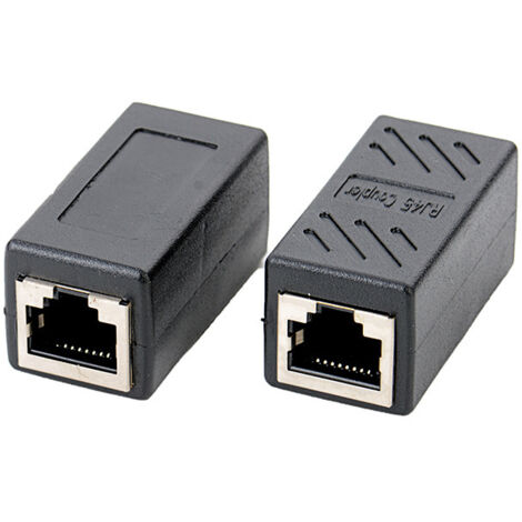 Câble réseau Gigabit blindé RJ45 avec connecteur traversant 8P8C, rallonge blindée disponible.