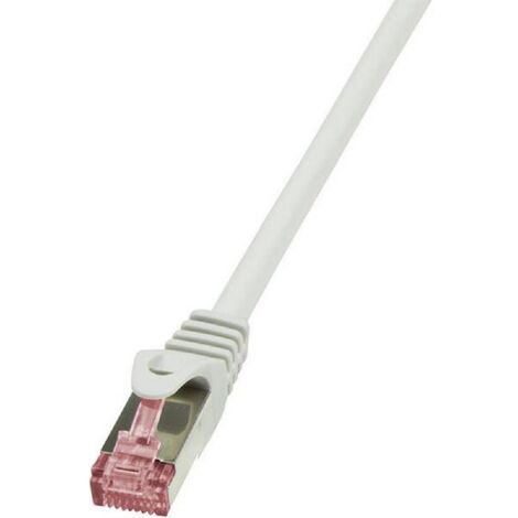 Cable reseau gris 20.00m SFTP blinde RJ45 cat6