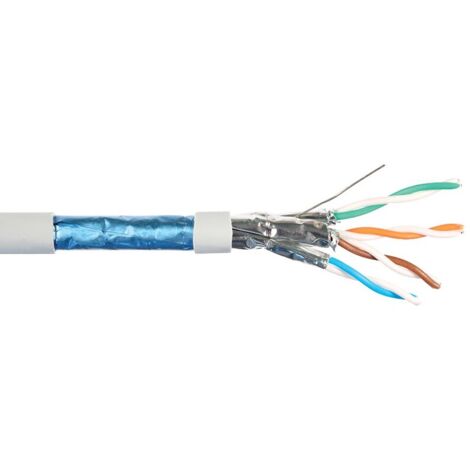 Câble réseau informatique Grade 3 F/FTP 4 paires