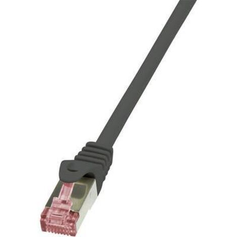 Cable reseau noir 1.00m SFTP blinde RJ45 cat6