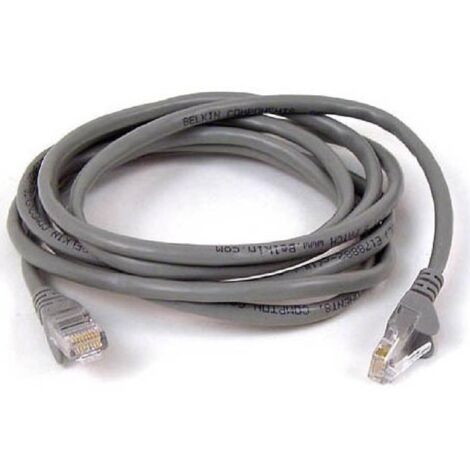 Cable Reseau RJ45 Blinde Droit Categorie 5e 30m F-UTP5 gris CCA - Gris