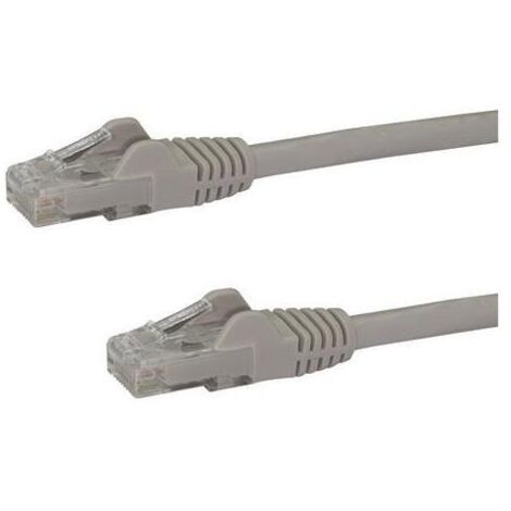 CABLE RESEAU RJ45 CAT 6     GIGABIT UTP SANS CROCHET GRIS 3M