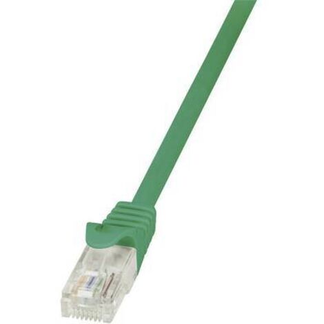 Câble réseau RJ45 CAT 6 U / UTP LogiLink - 2 connecteurs RJ45 - 2 m - Vert - CP2055U V963031