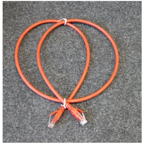 Câble reseau RJ45 Cat6 U-UTP 100ohms rouge cordon de brassage longueur 1m Legrand
