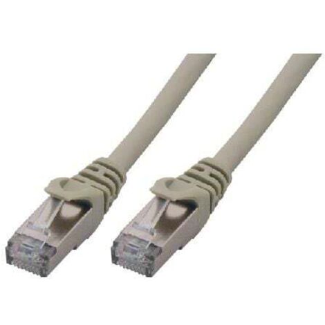 Câble réseau RJ45 catégorie 6 - 20 mètres gris