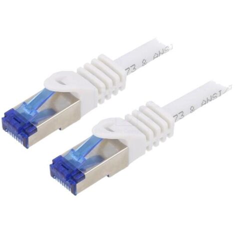 Cable reseau RJ45 Male S-FTP Cat6a - 0.25m