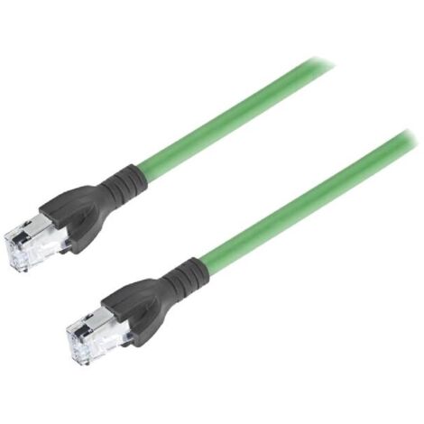 Cable reseau SF-UTP Cat.5e vert 5m