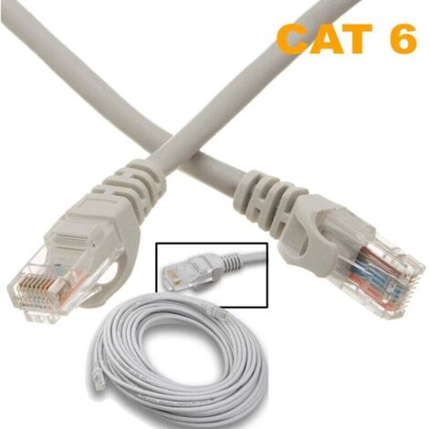 Câble réseau YMYNYLan 30 m, extension Cat-6 pour modem, routeur, ordinateur, prise Ethernet RJ45 -