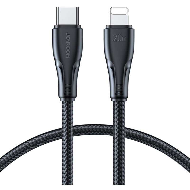 Câble résistant pour iPhone Surpass Series USB-C - Lightning 20W 0,25m noir
