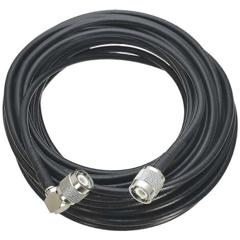 Câble RG58 avec connecteur coudé TNC mâle vers TNC mâle