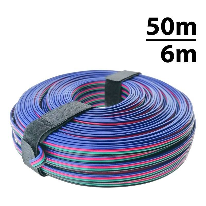 

Barcelona Led - Cable RGB conector para Tiras LED RGB 12-24V | 50 metros