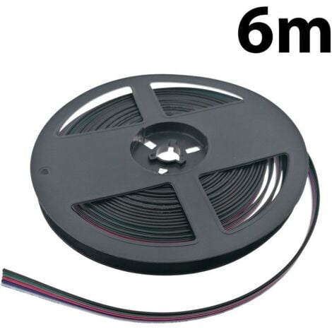 Câble RGBW 5 fils Ø0,52mm 12-24V DC