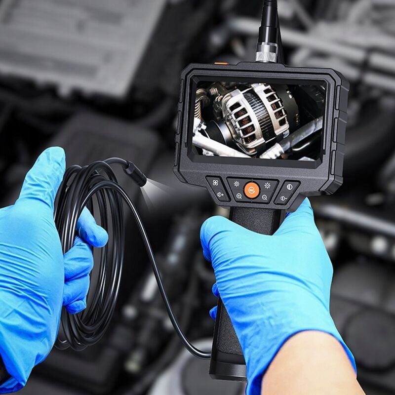 CÂBLE RIGIDE D'ENDOSCOPE D'INSPECTION 5M 8 LED IP67 MINI CAMÉRA 2,7 cm 8,5 mm