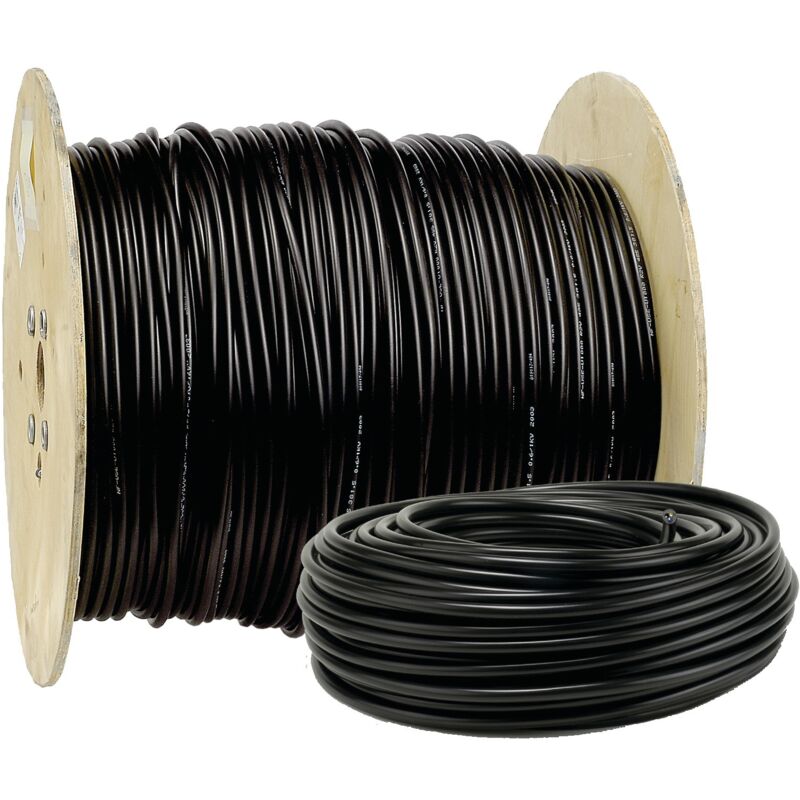 Profils De France - Câble rigide U-1000 R2V 3G2,5mm² 50m noir - fils & câbles - PA0038C598CB