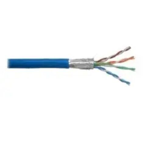 Câble RJ45 Bleu CAT6 F/UTP 4 pairs LSOH 350MHZ - Prix au M