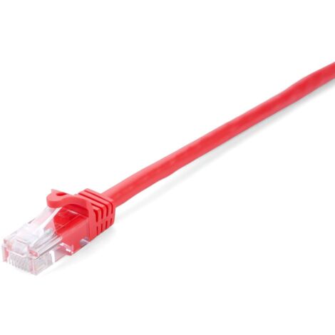 CABLE RJ45 CAT6 UTP ROUGE 1M 100 PERCENT CUIVRE