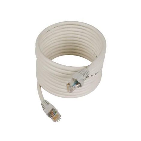 CABLE RJ45-RJ45 CAT.5E UTP 5M BLANC GEWISS GW38119
