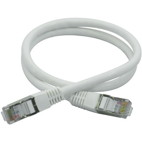GEFOM Câble RJ45 / RJ45 catégorie 6 longueur 0,50M blindée