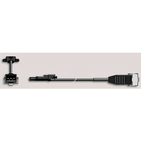 Câble RRF noir 0,5 m LT50/60 fiche étanche SOMFY
