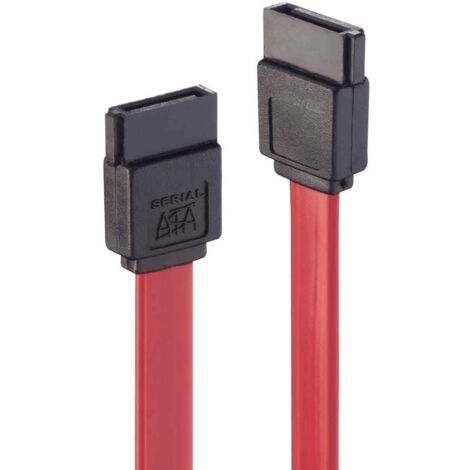 Cable SATA 0.50 M Rojo